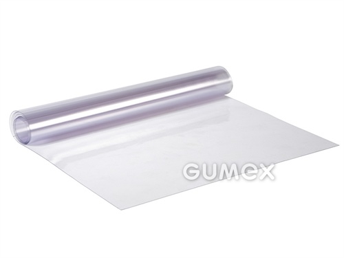 Fólie pro galanterní výrobky 846 standard, tloušťka 0,3mm, šíře 1300mm, 40°ShD, PVC, +5°C/+40°C, transparentní
